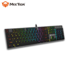 MEETION MK80 Shenzhen Bulk Fancy Mecanic Computer Spanish Slim Mechanical Teclado Gamer Keyboard For Gaming and Office