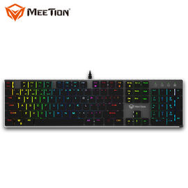MEETION MK80 Shenzhen Bulk Fancy Mecanic Computer Spanish Slim Mechanical Teclado Gamer Keyboard For Gaming and Office