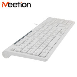 MeeTion K842M Standard Ergonomic Silent Multimedia USB Wired Computer Keyboard