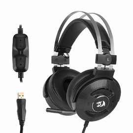 Redragon H991 TRITON Wired Active Noise Canceling 7.1 Channel Surround Stereo ANC Over Ear Headphone Gaming Headset