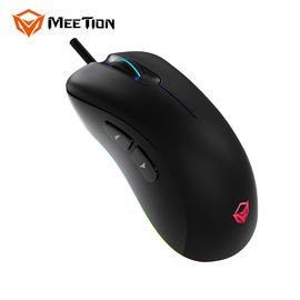 L'ordinateur 2020 de MeeTion GM19 RVB optique léger mené imperméable a câblé la souris de jeu de clic de la souris six de souris